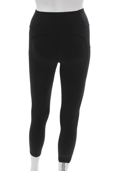 On Cloud Womens Cropped Black Polyester Blend Leggings Size S