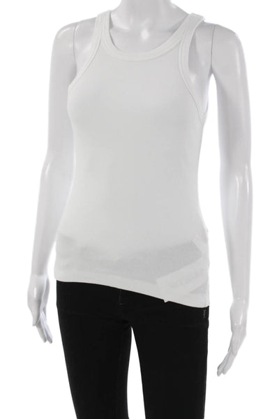Toteme Womens Basic Sleeveless Tank White Organic Cotton Size S