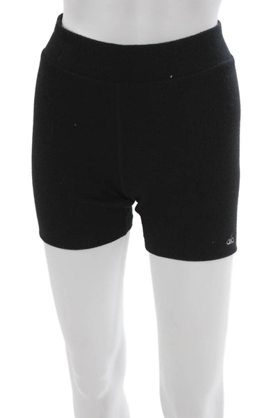 Alo Womens Athletic Black Shorts Size S
