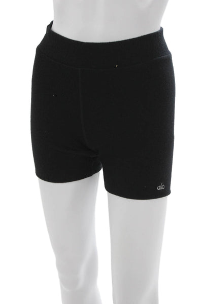 Alo Womens Athletic Black Shorts Size S