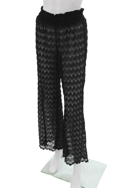 Waimari Womens Black Geometric Polyamide Pull On Cover Up Size XS