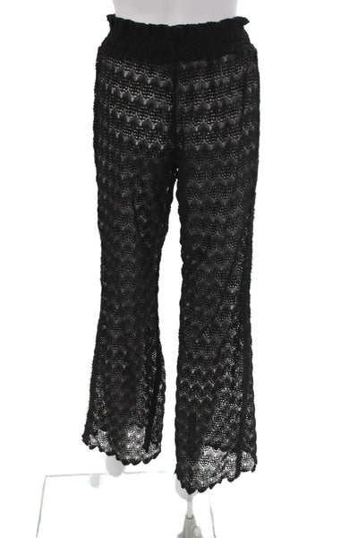 Waimari Womens Black Geometric Polyamide Pull On Cover Up Size XS