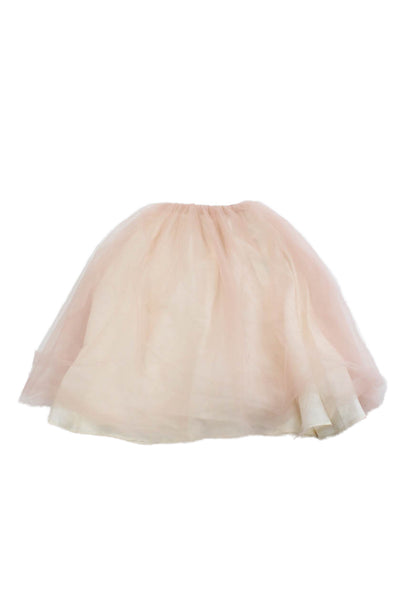 Bonpoint Womens Childrens Girls A Line Tulle Skirt Rose Pink Size 2