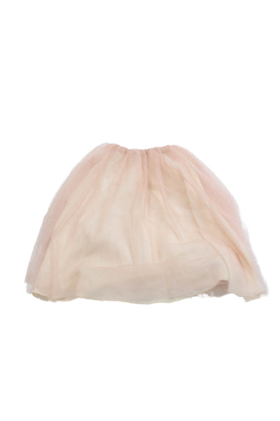 Bonpoint Womens Childrens Girls A Line Tulle Skirt Rose Pink Size 2