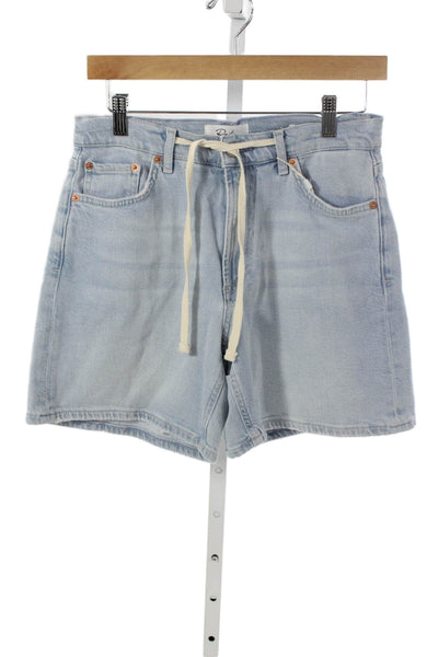 Rails Womens Bermuda Shorts Blue Drawstring Cotton Size 25