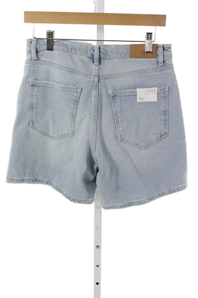 Rails Womens Bermuda Shorts Blue Drawstring Cotton Size 25