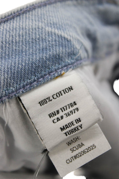 Rails Womens Bermuda Shorts Blue Drawstring Cotton Size 25
