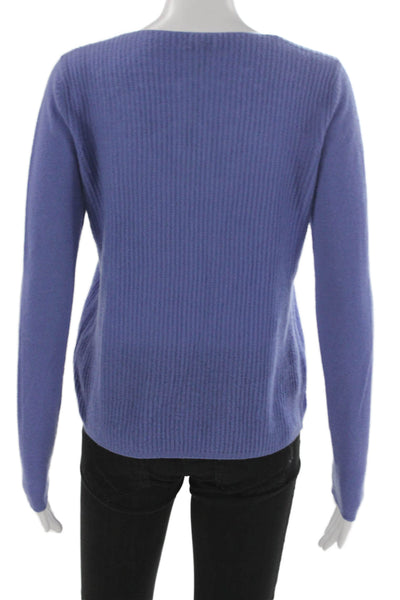 Joie Womens Cashmere V-Neck Pullover Purple Long Sleeve Solid Size XS