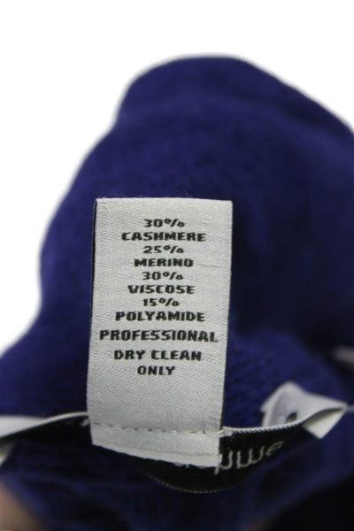 Autumn Cashmere Women Cashmere Purple Cardigan Long Sleeve Size XS