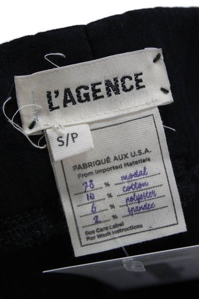 L'Agence Womens Black Jeggings Petite 78% Modal Inseam 28 Size S