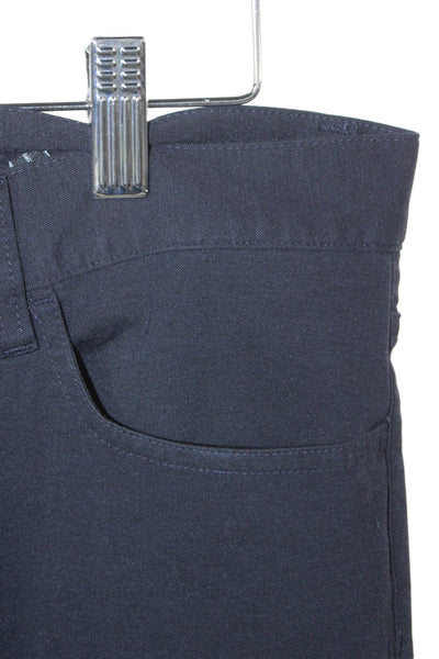 Theory Mens Dress Pants Black Nylon Button Fly Size 31