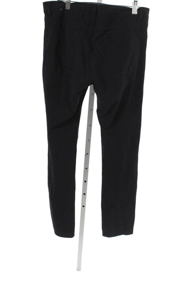 Theory Mens Dress Pants Black Nylon Button Fly Size 31