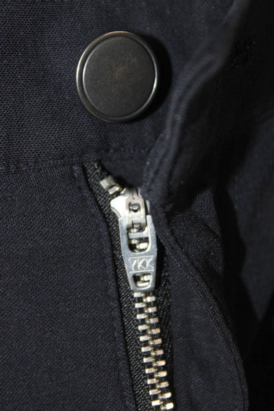 Theory Mens Dress Pants Black Nylon Button Fly Size 31