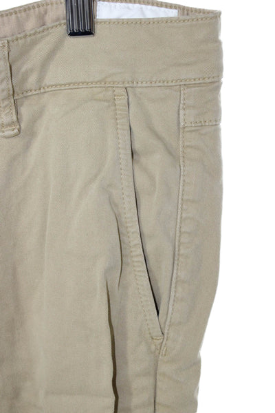 Rag & Bone Mens Chino Pants Beige Button Fly 98% Cotton 2% Spandex Size 32