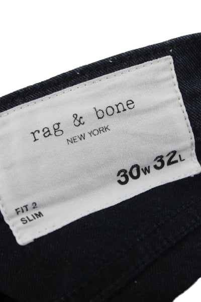 Rag & Bone Mens Blue Straight Cotton Jeans Size 30