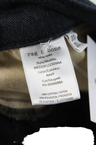 Rag & Bone Mens Blue Straight Cotton Jeans Size 30