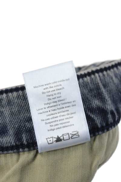 Rag & Bone Mens Slim Jeans Gray Cotton Blend Button Fly Size 31
