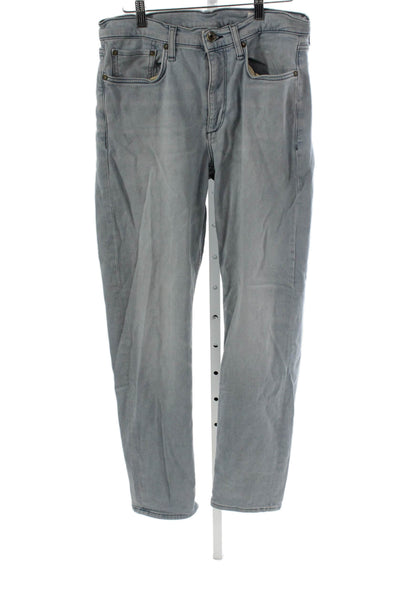 Rag & Bone Men's Slim Jeans Gray Cotton Size 32