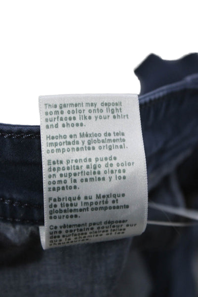 AG Mens Straight Jeans Blue Cotton Button Fly 34in Size 32