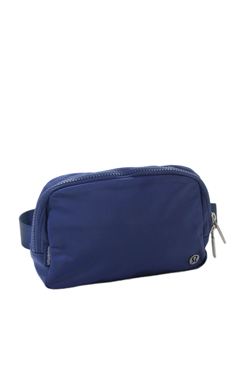 lululemon bag purse Lululemon Womens Adjustable Strap Zip Top Nylon Belt Bag Handbag Blue