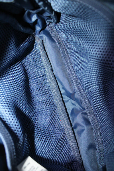 Lululemon Womens Adjustable Strap Zip Top Nylon Belt Bag Handbag Blue