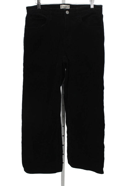 Everlane Womens Dress Pants Black Organic Cotton Size 30