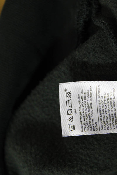 Athleta Women Pullover Sweatshirt Green Cotton Crew Neck Long Sleeve Size M
