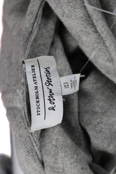 Stockholm Atelier + Other Stories Women Gray Wool Pullover Size S