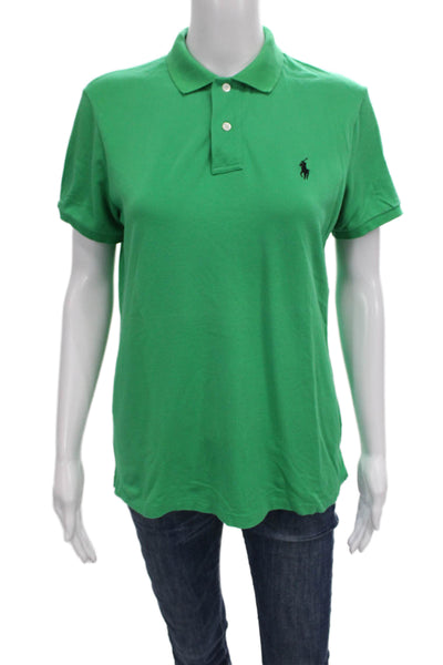 Ralph Lauren Golf Mens Collared Short Sleeve Polo Green Size M