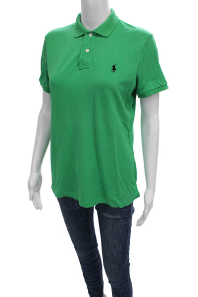 Ralph Lauren Golf Mens Collared Short Sleeve Polo Green Size M