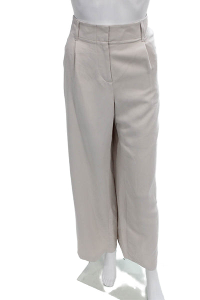 J. Mclaughlin Women Dress Pants Beige Modal Zip Size 12