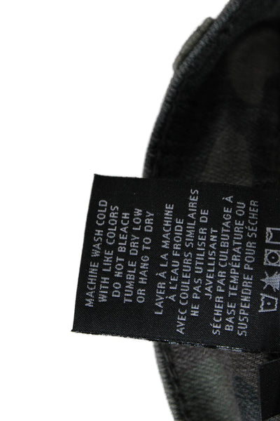 Hudson Womens Skinny Camouflage Jeans Multicolor Cotton Size 31