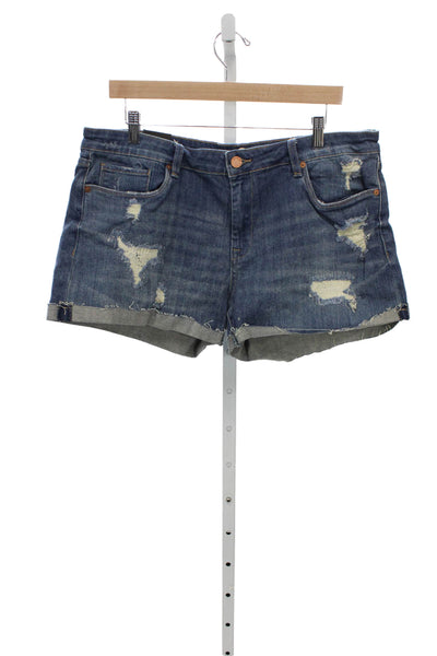 Blank NYC Women Cut-Off Blue Shorts Size 32
