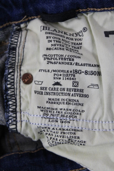 Blank NYC Women Cut-Off Blue Shorts Size 32