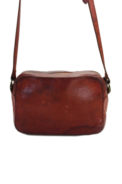 Madewell Womens Multi-Pocket Zip Up Shoulder Bag Brown