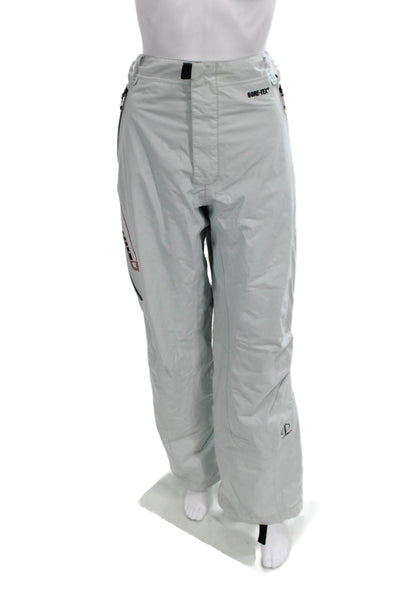 RLX Ralph Lauren Women Snow Pants Gray Nylon Zip Closure Winter Size 8
