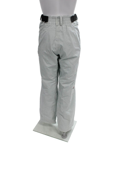 RLX Ralph Lauren Women Snow Pants Gray Nylon Zip Closure Winter Size 8