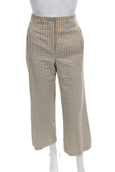 Veronica Beard Women Dress Pants Multicolor Cotton Zip Size 0