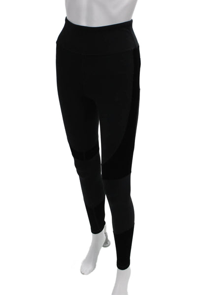 ALALA Women Ankle Leggings Black Polyester Size XS
