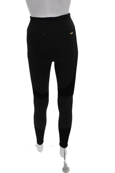 ALALA Women Ankle Leggings Black Polyester Size XS