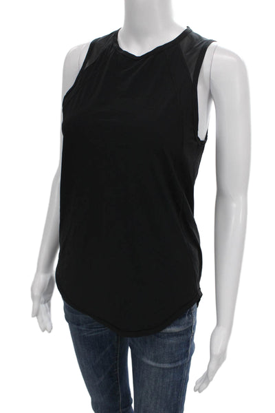 Lululemon Womens Basic Sleeveless Tank Black Performance Round Neck Size S