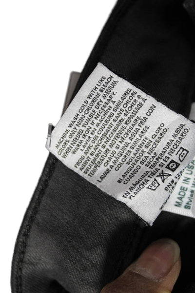 Siwy Womens Skinny Black Jeans Low Rise Cotton Blend Size 23