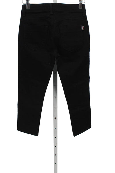 Siwy Women Skinny Black Jeans Cotton Mid Rise Size 23