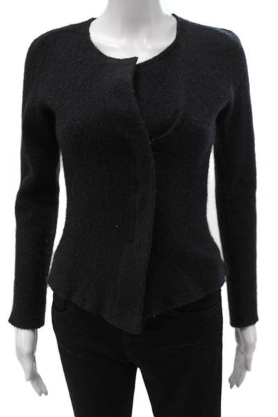 Isabel Marant Women Basic Jacket Black 67% Virgin Wool Long Sleeve Size 38