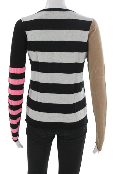 Lisa Todd Women Multicolor Striped Pullover Sweater Crewneck Size XS