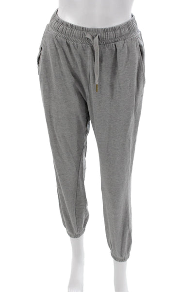 We Wore What Womens Gray Cotton Jogger Pants Drawstring Size S