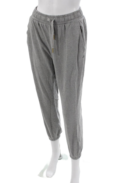 We Wore What Womens Gray Cotton Jogger Pants Drawstring Size S