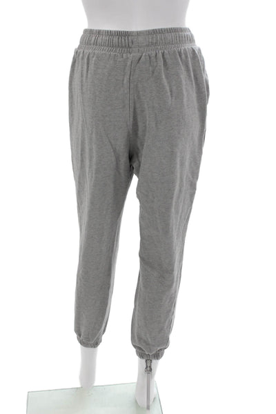 We Wore What Womens Gray Cotton Jogger Pants Drawstring Size S