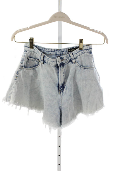 BLANKNYC Womens Cut-Off Shorts Blue 100% Cotton Size 26
