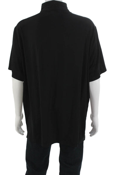 Polo Ralph Lauren Mens Casual Short Sleeve Polo Shirt Black Size 2XL